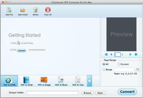 Coolmuster PDF Converter Pro for Mac 2.1.6 full