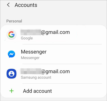 retrieve data after factory reset on samsung via google account