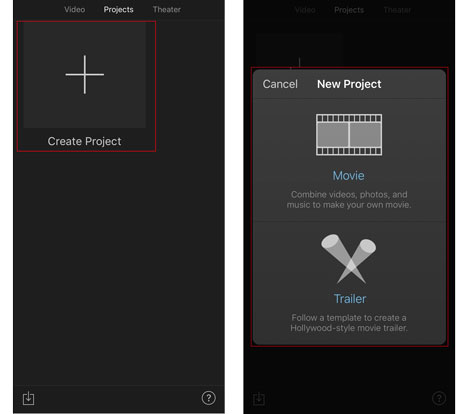 directly import videos from an iphone to imovie