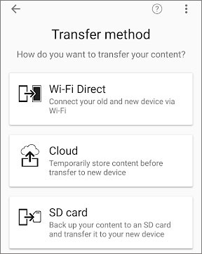 try other modes to transfer files with xperia transfer mobile
