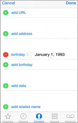 add home address on iphone via the contacts app