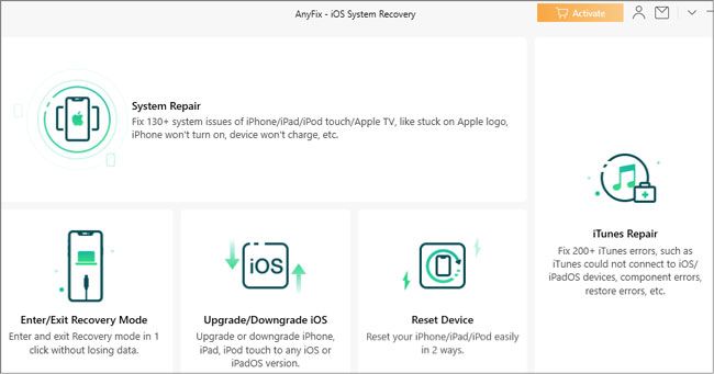 imobie anyfix ios downgrade app