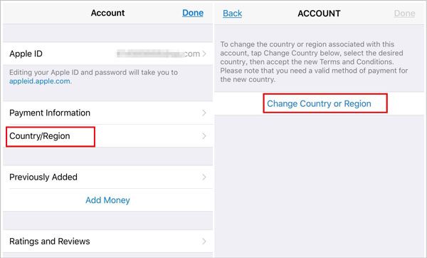 change your location on iphone on the settings app