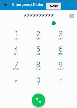 unlock android pin with emergency call