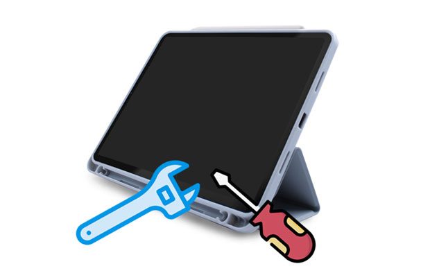 fix ipad black screen