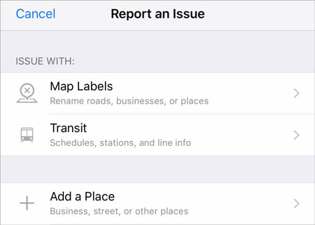 change home address on iphone via apple maps