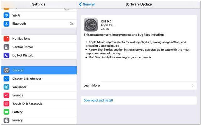 update ipad os