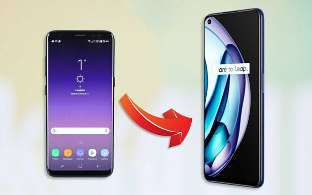 how to transfer data from samsung to realme