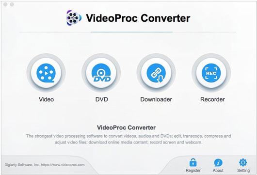 utilize videoproc to save apple video as mp4 file