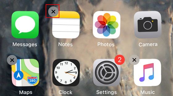 iPadの複数のアプリをホーム画面から削除する方法