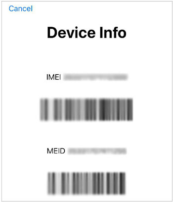 iphone imei number