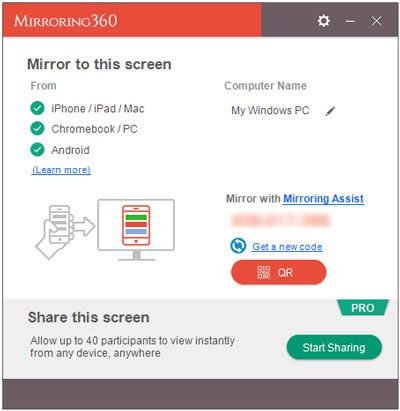 how to use mirroring 360