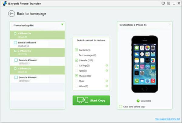 replace move to ios with iskysoft phone transfer