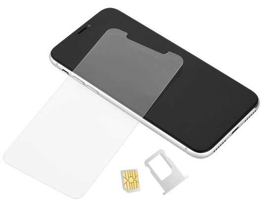 remove the screen protector and the sim card if the screen does not respond