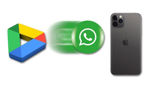 how to restore whatsapp backup from google drive to iphone