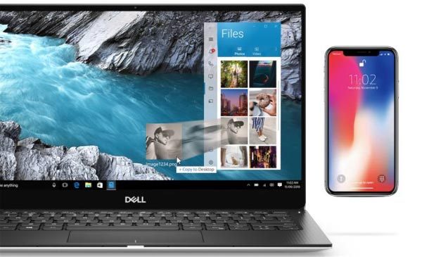 import photos from iphone to dell pc via dell mobile connect