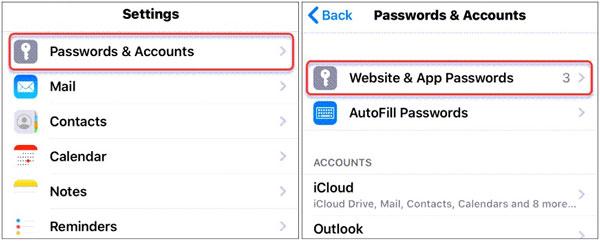 transfer password to new iphone via airdrop