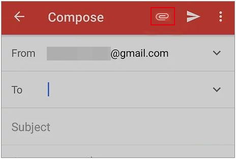 send files from android to computer via email