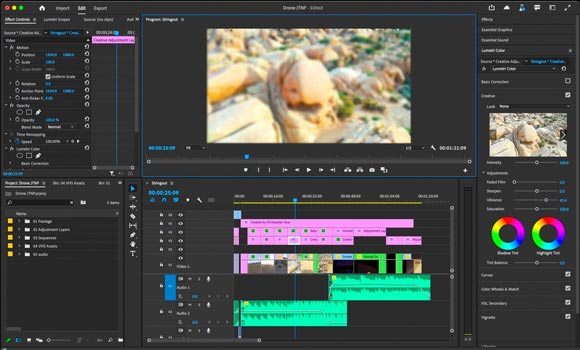 adobe premiere pro video editor for games