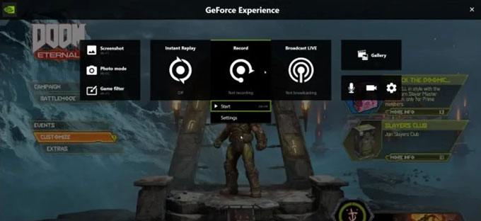 nvidia shadowplay gaming recording software