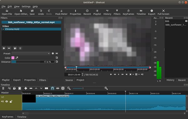 shotcut mov video editing software