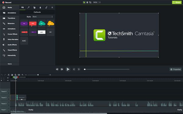 camtasia video editor