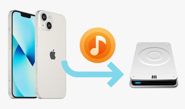 transfer music from iphone to external hard drive
