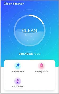 clean master app for android phones