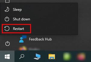 restart windows computer