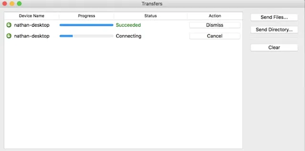 nitroshare - airdrop alternative for windows