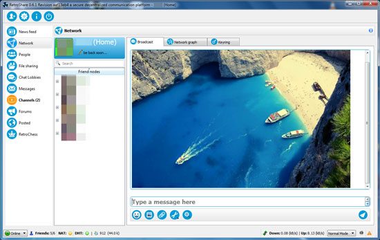 retroshare - airdrop alternative