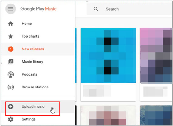 download music to google pixel from pc via google play music
