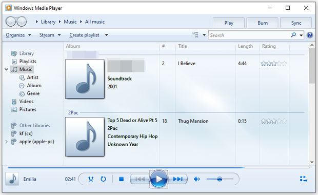 add music from the pc to your phone via windows media player