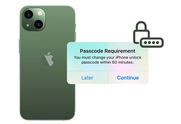 must change iphone passcode
