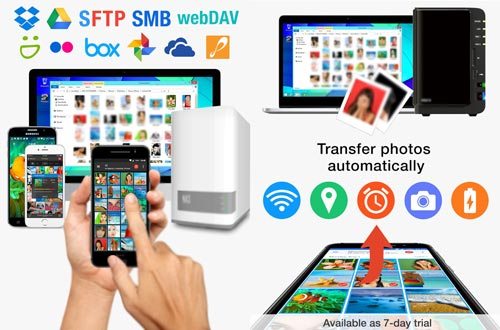 通过 photosync 管理 Android 上的图片