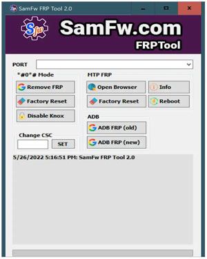 SamFw FRP Tool 1.0 Free Download