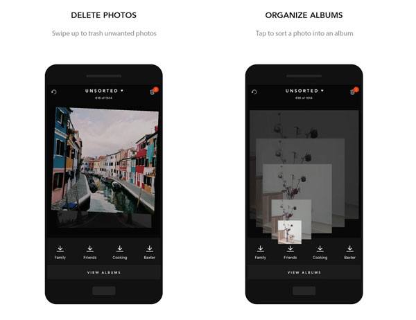 organize images on android phone via slidebox