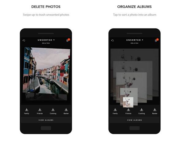 通过幻灯片在 Android 手机上组织图像