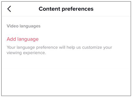 change your location on tiktok by adding an language
