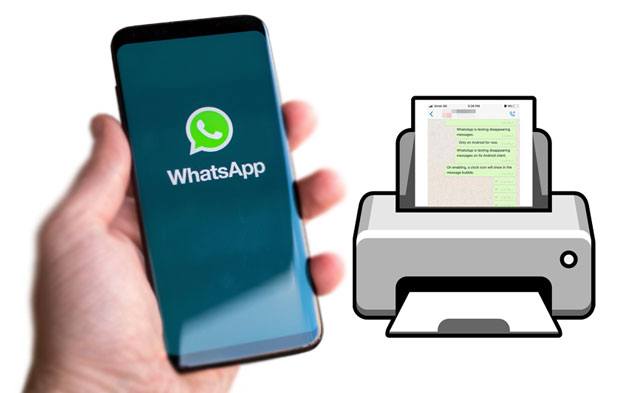 how to print whatsapp messages