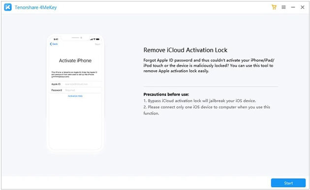 tenorshare 4mekey tool provides trusted icloud removal service