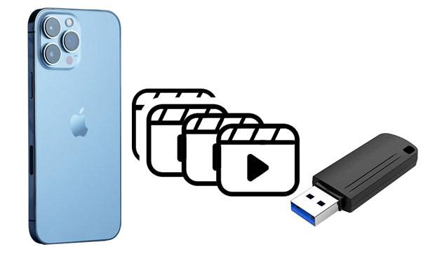 how to transfer videos from iphone to usb stick