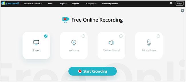 record mp4 videos with apowersoft free online screen recorder