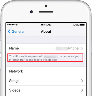verify whether your iphone is mdm supervised