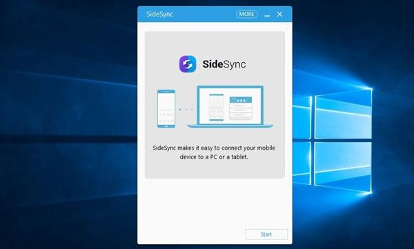 remotely display android phone on a pc via sidesync