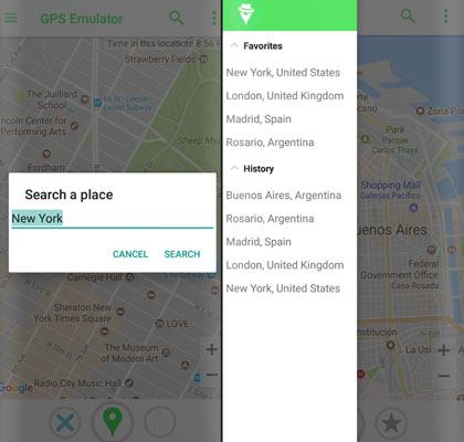 change android location without root with the gps emulator app