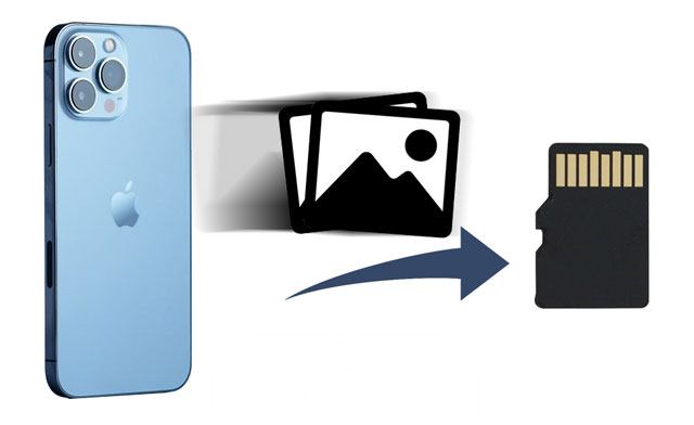 how to transfer iphone photos to sd card