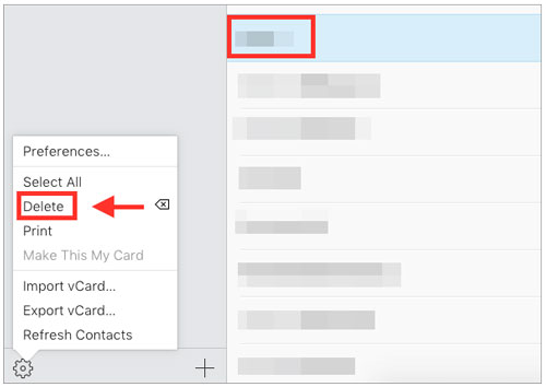 eliminate duplicate contacts on iphone via icloud web