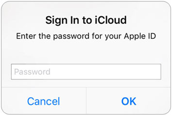 sign in icloud account on iphone