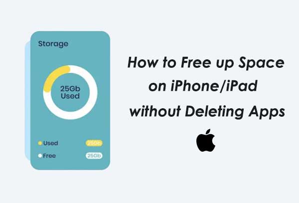 how to free up space on iphone ipad without deleting apps